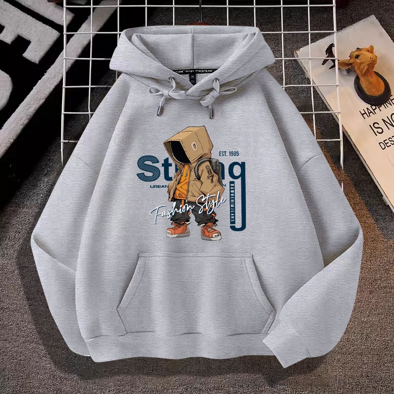 L901เสื้อฮู้ดแขนยาวผ้านุ่มใสสบายฯ ลายสวยแฟชั่งได้ทั้งชายและหญิง**ปลีก-ส่ง