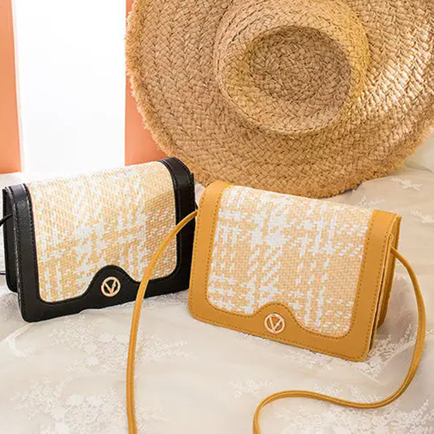 กระเป๋าสะพายข้าง แฟชั่น ผู้หญิง เกาหลี สีเหลือง ใบจริงสวยมาก