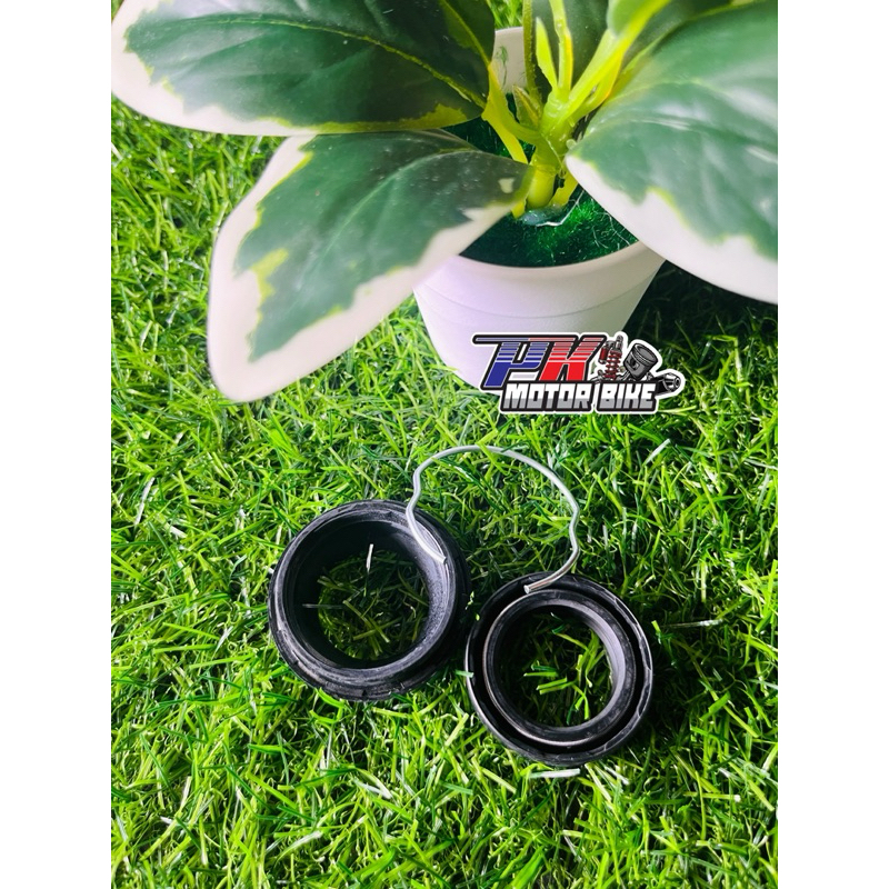ซีลโช้คหน้า+ยางกันฝุ่น (เกรด A) ใช้รถรุ่น DREAM-100,DREAM-125,WAVE-100,WAVE-110,WAVE-125,ดรีมคุรุสภา,ดรีมexcel