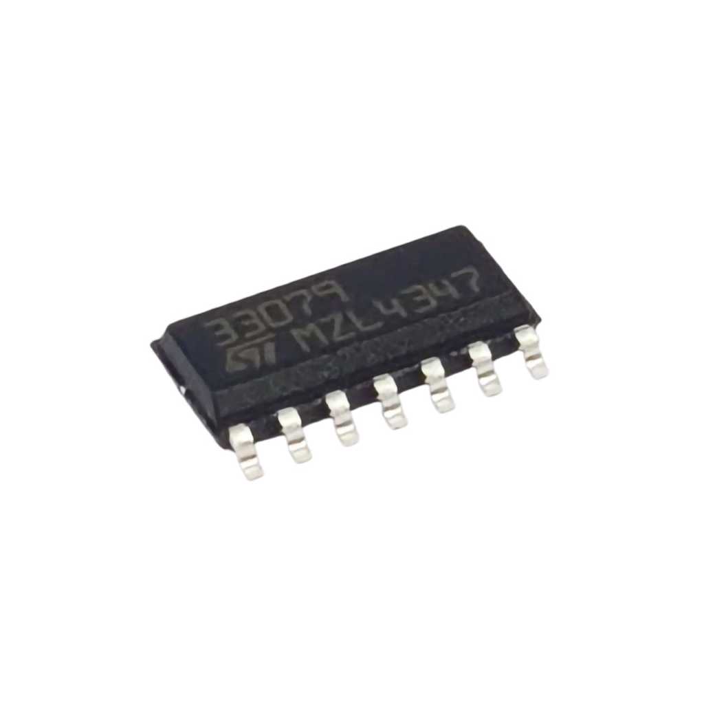 MC33079DT 33079 Low Noise Quad Operational Amplifier IC SMD ไอซี ยี่ห้อ ST