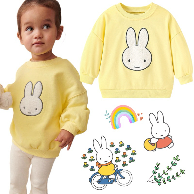 💥พร้อมส่งจากไทย💥 เสื้อสเวตเตอร์ ปักลายกระต่ายมิฟฟี่ Miffy GT76 ผ้าไม่หนาใส่สบาย ระบายอากาศได้ดี คุณภาพดีเว่อร์เช่นเคย‼️