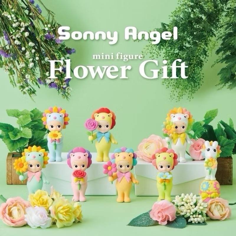 [ พร้อมส่ง ] Sonny Angel ซันนี่แองเจิล ตัวยืน MiniFigure เลือกตัวได้ Flower Gift series