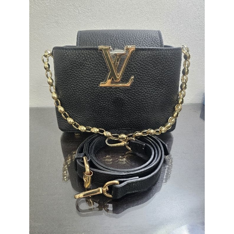 กระเป๋าหลุยส์ LVหนังแท้​ Louis Vuitton capucine micro หนังแท้ 💯 %  รุ่นหายาก