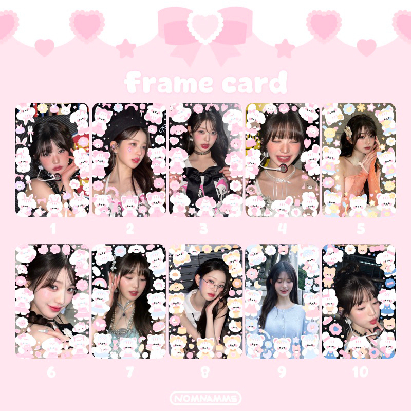 NEW Frame card nomnamms เฟรมการ์ด nomnamms