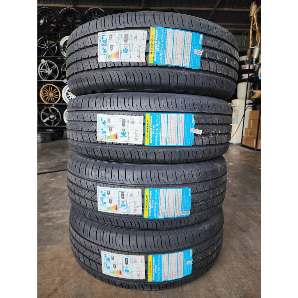 🔴 ยาง "#ดันลอป" Dunlop Grandtrek PT5 235/60R18 *** ยางใหม่ ปี 24 ***