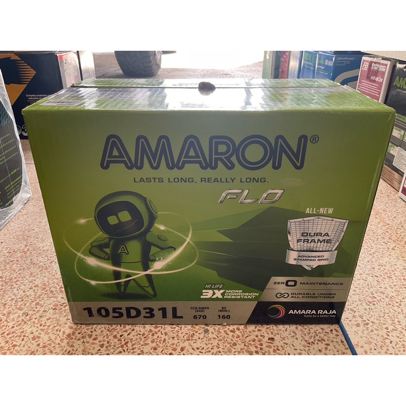 แบตเตอรี่ อมารอน105D31L Amaron 105D31L