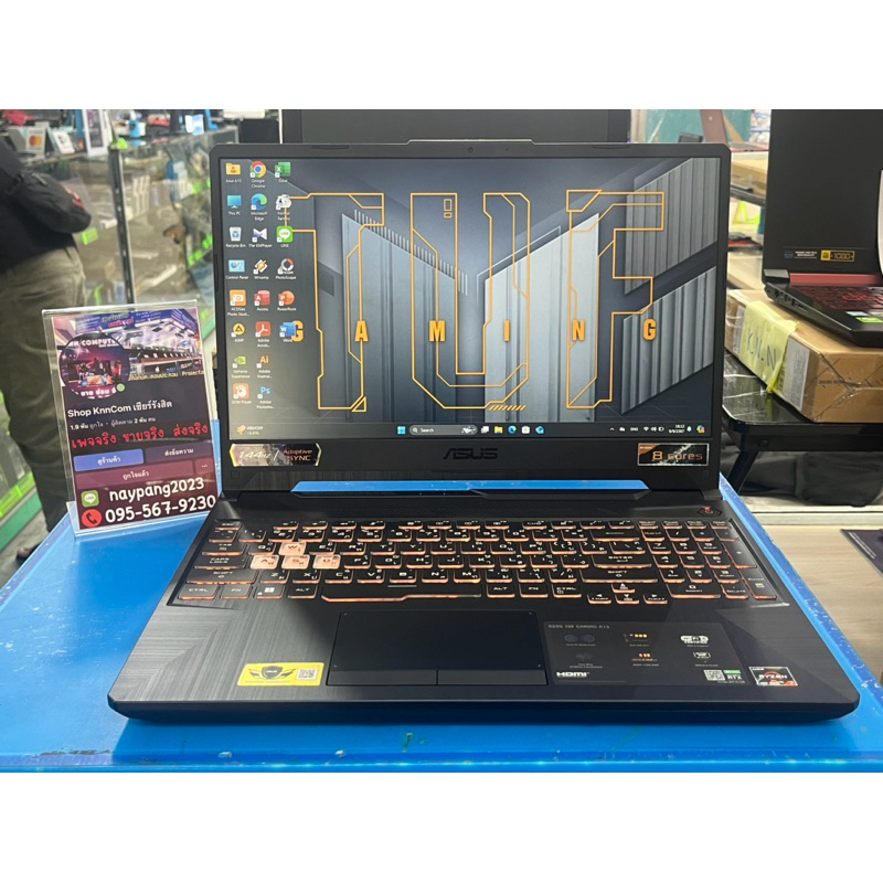 ASUS TUF GAMING A15 FA506ICB-HN103W มือสองประกันศูนย์ 07-10-2024