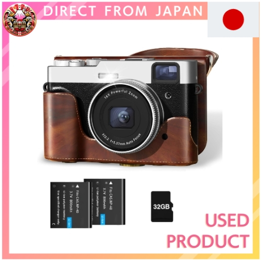 【Used】SIXTARY 4K Digital Camera Digital Camera 48 Million Pixels Autofocus Image Stabilization 16x Z
