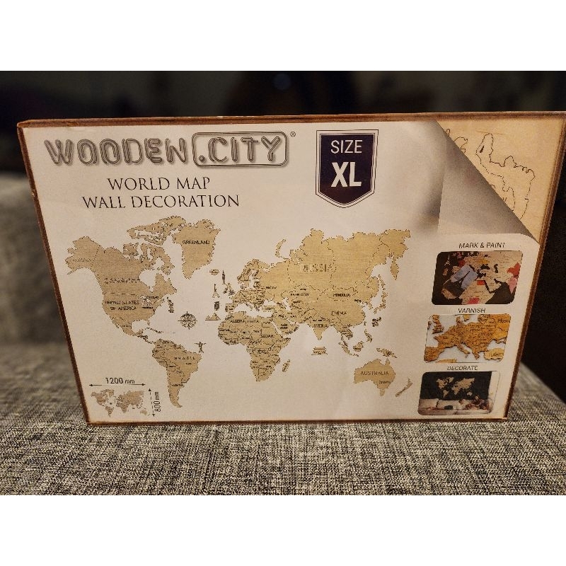 World Map Wall Decoration