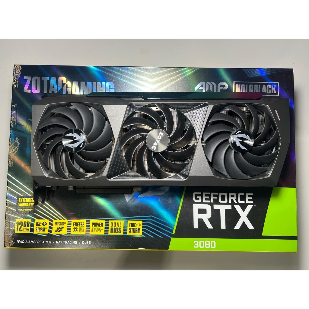 RTX3080 12GB Zotac Holoblack ราคาสุดคุ้ม