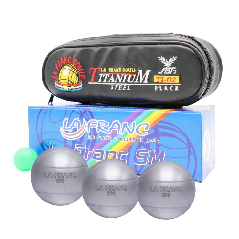 FOOTBALL THAI ลูกเปตองLA FRANC ลาฟรองซ์ Petanque SM 71444D71W710 ST3+Bag แถมฟรี! กระเป๋าเปตอง (คละสี