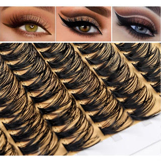 🌼 พร้อมส่ง 🌼 ขนตาปลอม ขนตาจับช่อ0.07mm ขนตาปลอมไร้กาว ขนตาต่…