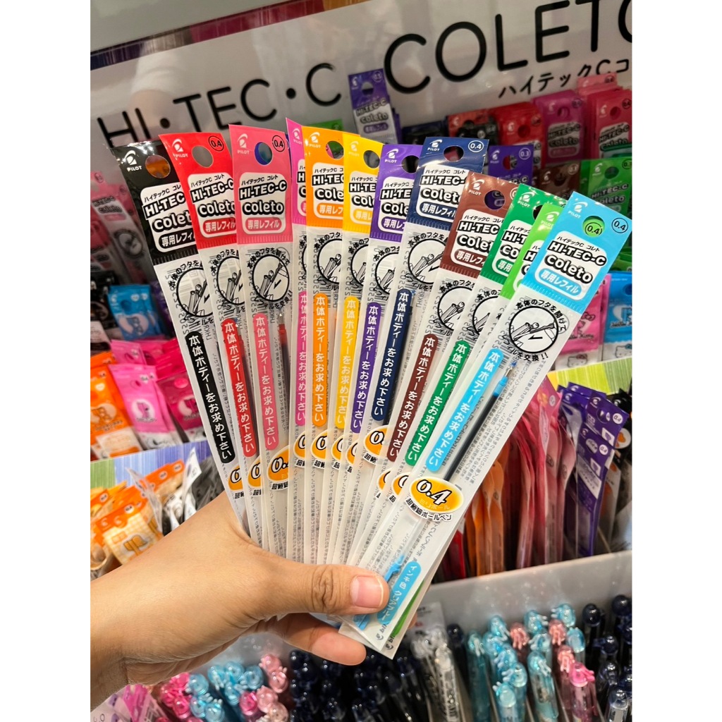 ไส้ปากกา Pilot  HI-TEC-C Coleto 0.4 (ลิขสิทธิ์แท้)