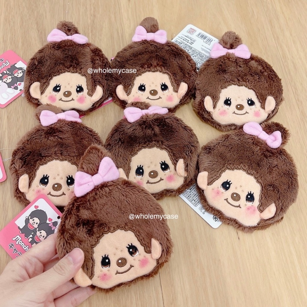 ⭐️ใช้โค้ดลด 30% เหลือ 265฿⭐️ (พร้อมส่งจากไทย🇹🇭) กระเป๋าใส่เหรียญ Monchhichi แท้100% จากญี่ปุ่น สินค้าพร้อมส่งจากไทย