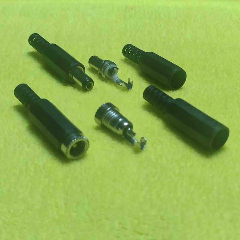 แจ็ค ตัวผู้/ตัวเมีย DC 2.1x5.5 มม. 1ชิ้น DC Male/Female Jack