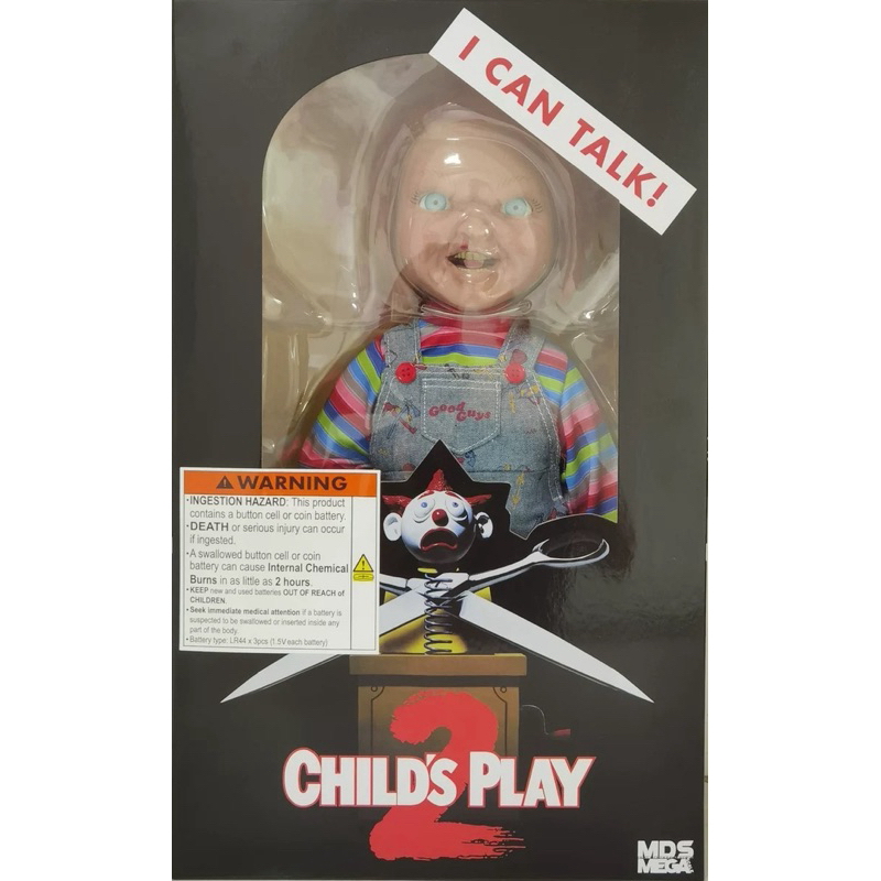 Mezco Child’s Play 2 Chucky Menacing Chucky Mega Scale Action Figure 38 cm