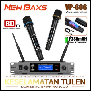 NEW BAXS VP-606 Professional 1 ต่อ 2 พร้อมฟังก์ชั่นชาร์จ ไมโ…