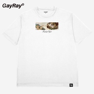 GayRay ⎰TOUCH OF GOD.⎱  เสื้อยืดโอเวอร์ไซส์ Cotton 100% นุ่่…