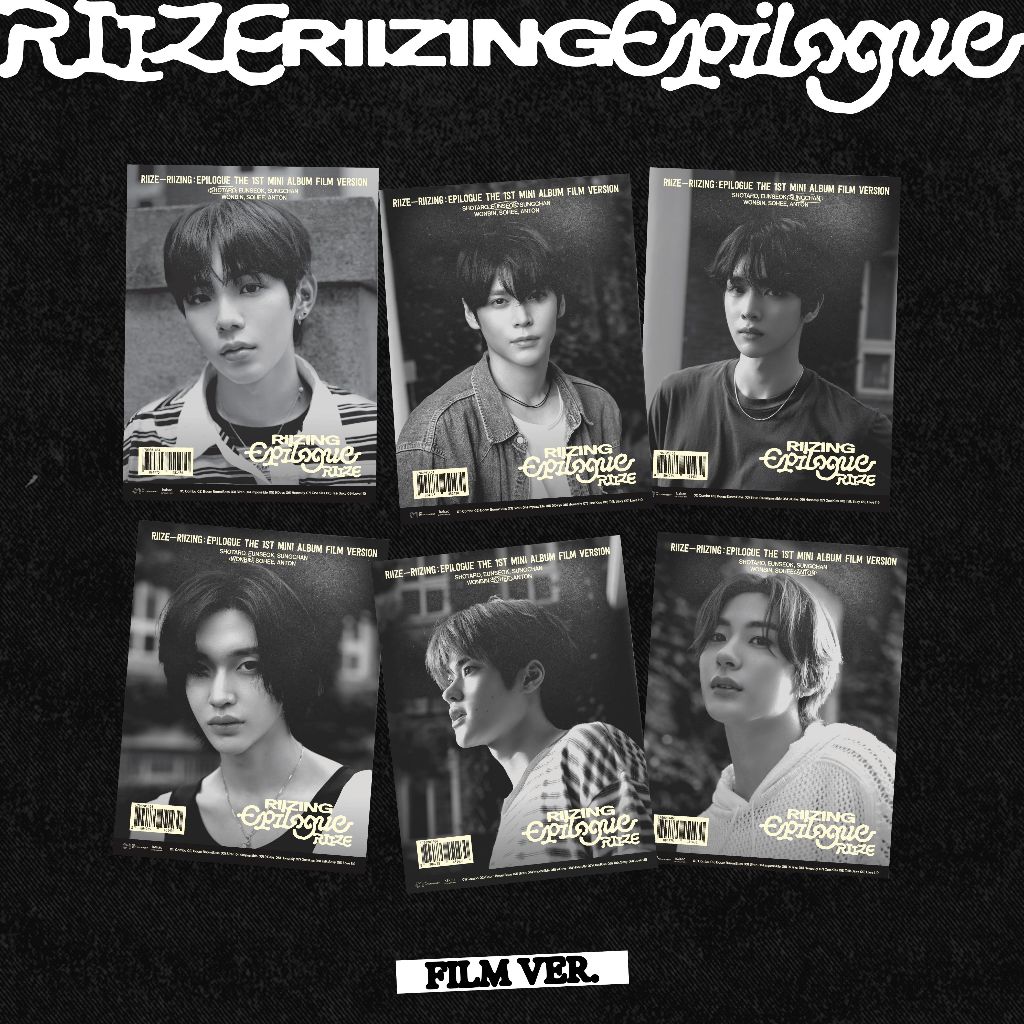 [PRE-ORDER] RIIZE The 1st Mini Album 'RIIZING:Epilogue’ (FILM Ver.) (Random)