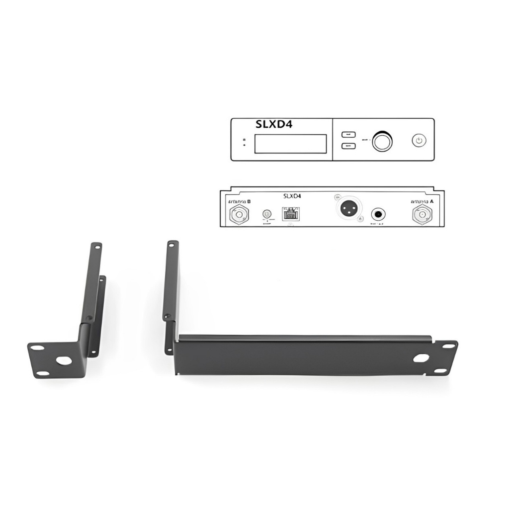 ปีกยึดแร็คสำหรับไมค์ลอย Shure SLXD4 SLXD4D