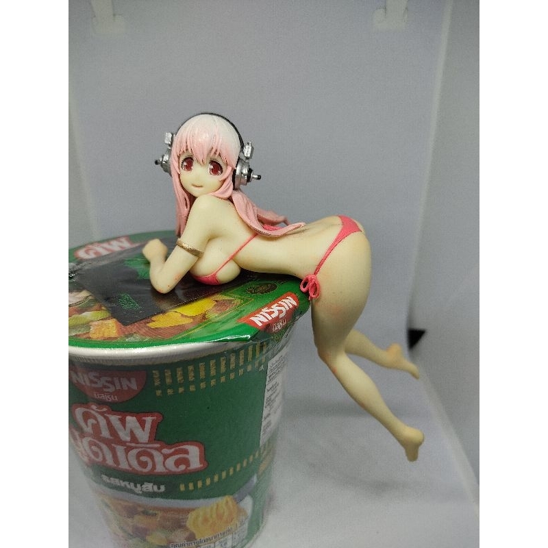 โมเดล Sonico ทับบะหมี่ถ้วย Noodle Stopper Figure Sonico