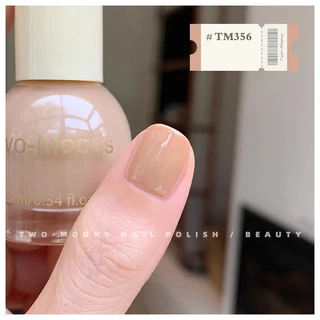 🌈ส่งจากไทย Two moons สีทาเล็บกึ่งเจล โทนสีน้ำตาล สไตล์เกาหลี ทาเองได้ ไม่ต้องใช้เครื่องอบ สีสวยเหมือนไปทำที่ร้าน