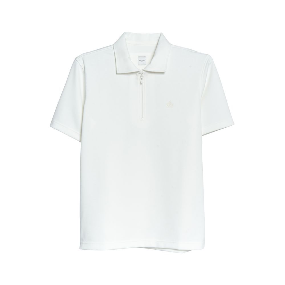 TAKEO KIKUCHI เสื้อโปโล STRETCH PUNCH FABRIC ZIPPER POLO SHIRT — صورة 8