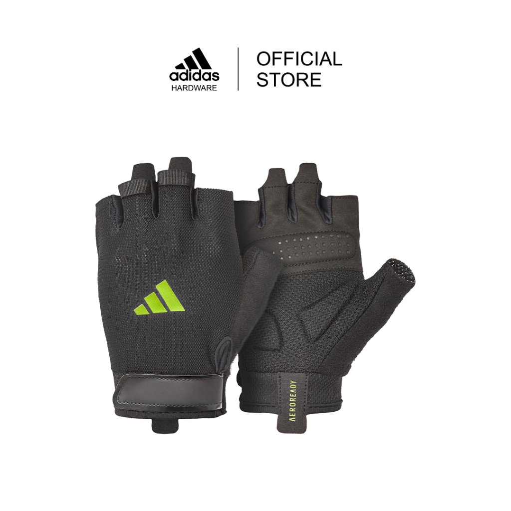 adidas ถุงมือ Essential Training สีเขียว / Essential Training Gloves Green (1 คู่ / 1 Pair)
