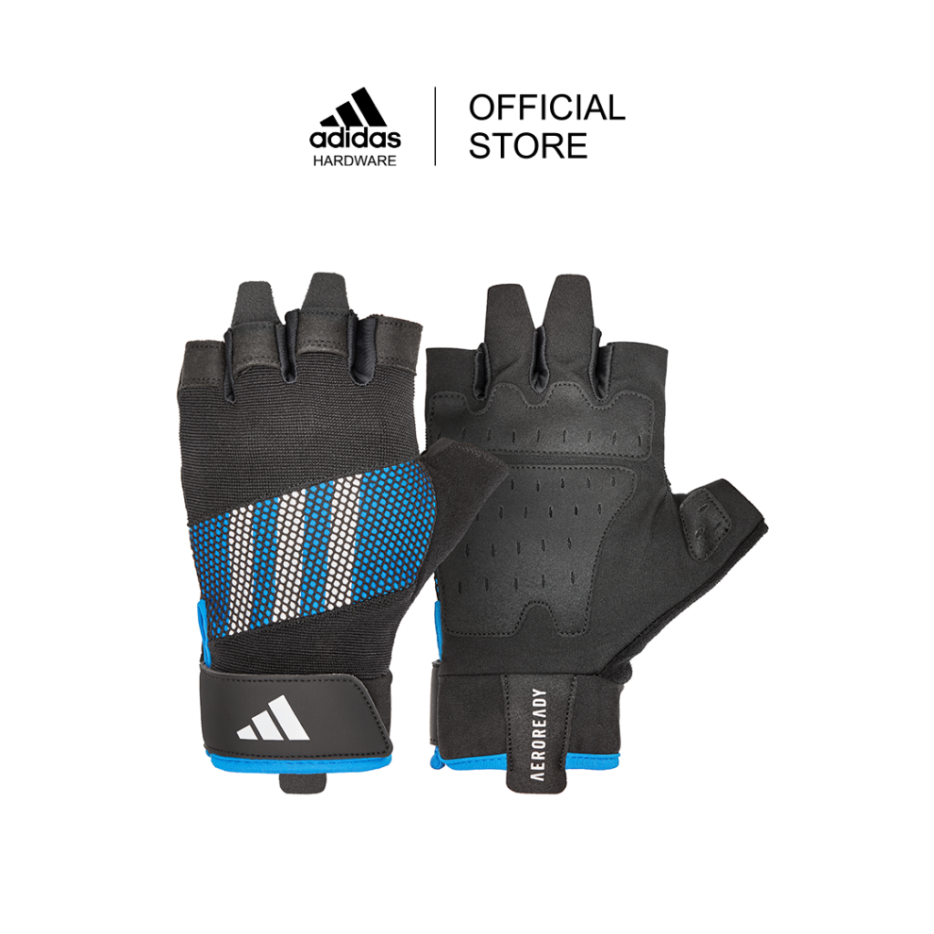 adidas ถุงมือ Performance Training สีน้ำเงิน / Performance Training Gloves Blue (1 คู่ / 1 Pair)