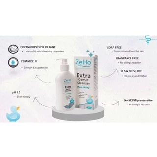 Zeho extra gentel cleanser เซโฮ เอ๊กซ์ตร้า เจลเทิ้ล คลีนเซอร์ 50ml/250ml