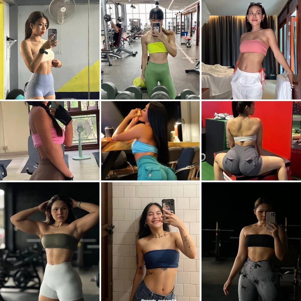 Gymmode - strabless bra สปอร์ตบราเกาะอก หนา ทนทาน ไม่ปริ้น thumbnail 3