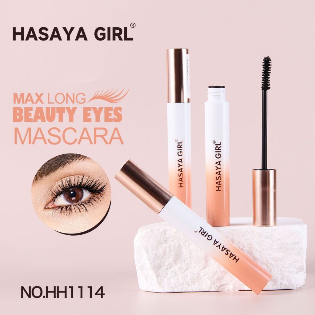 HASAYA GIRL Max Long Curling Big Eyes Mascara มาสคาร่าต่อขนตา เพิ่มความยาว ขนตาโค้งงอน ดวงตาดูกลมโต