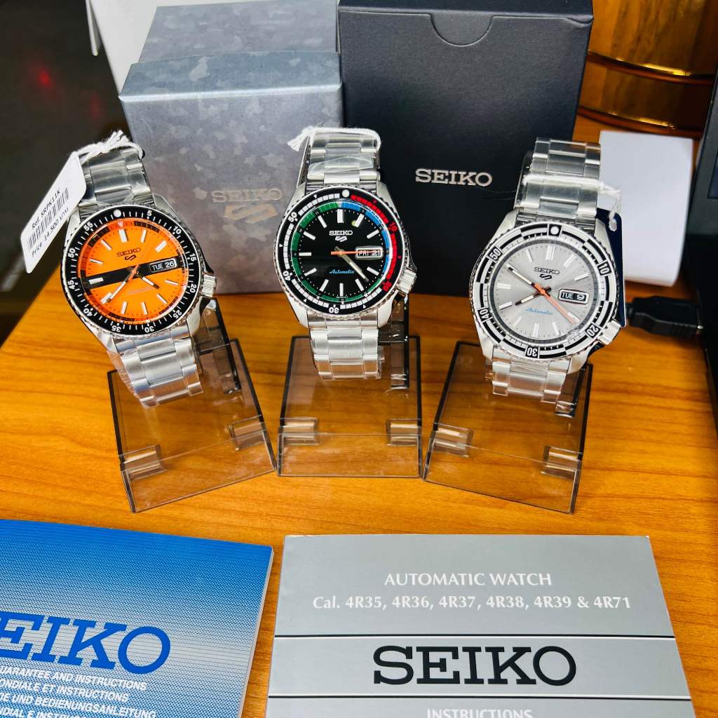 นาฬิกา SEIKO 5 SPORTS Retro Color Collection SPORTS STYLE Special Edition รุ่น SRPK09K สีเทา SRPK11K