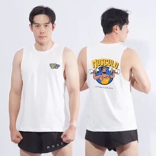 Musculo เสื้อกล้ามเปิดปีกพิมพ์ลาย รุ่น2024