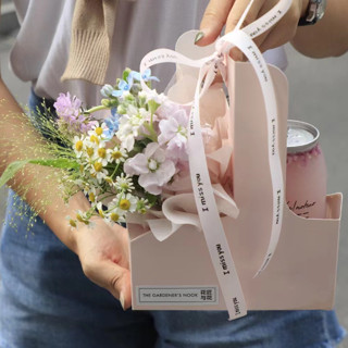 🌷BOX🌷กล่องกระดาษใส่ดอกไม้ กล่องใส่แก้วกาแฟแบบพกพา Take away …
