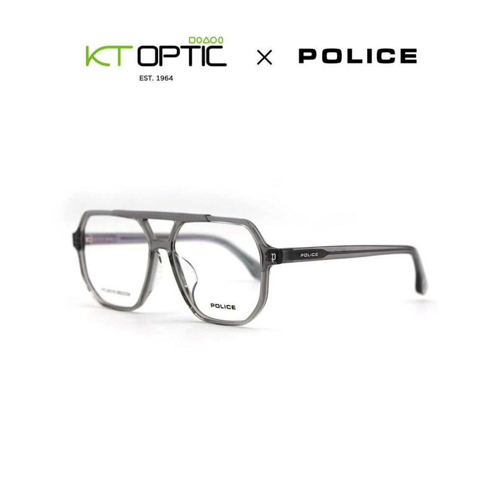 **โปรโมชั่นพิเศษ** POLICE แว่นตาทรงนักบิน รุ่น VPLM97K EXCLUSIVE FOR KT OPTIC(แถมฟรี! คูปองส่วนลดเลน