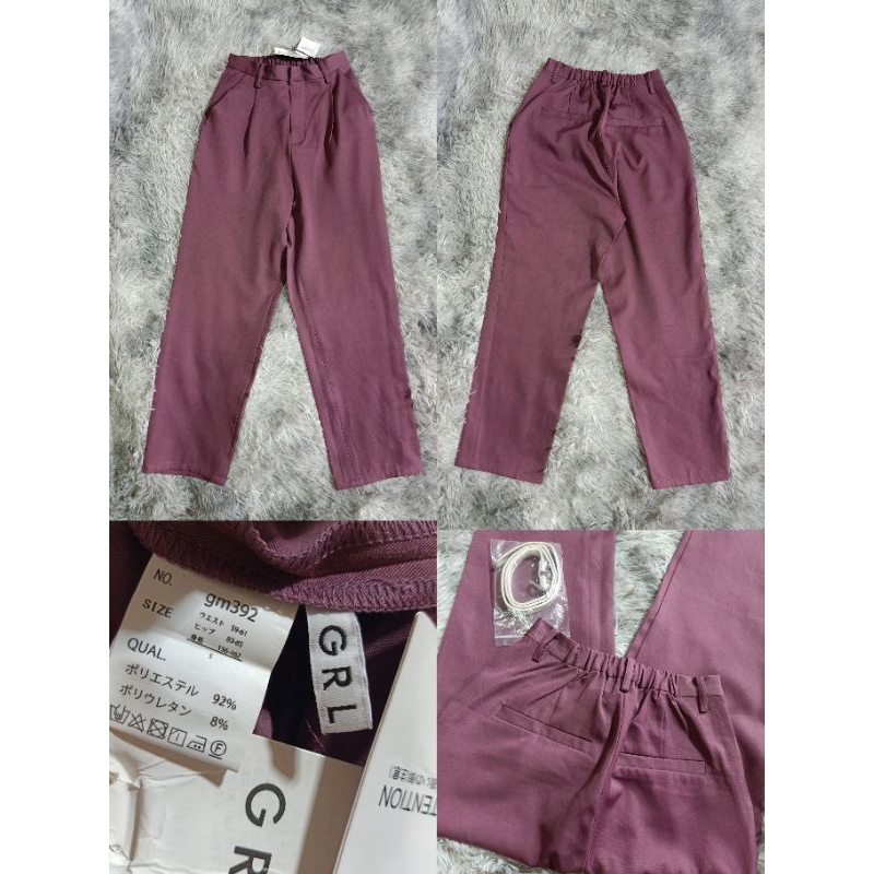 กางเกงขายาว ใส่ทำงาน เที่ยว GRL SIZE S