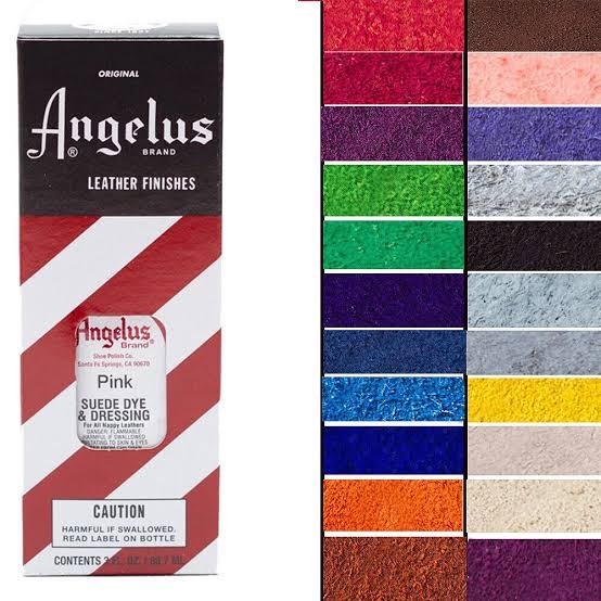 🇺🇸 Angelus Suede Dyes สีย้อมหนังกลับ ขวดใหญ่ ขนาด 3oz usa 🇺🇸 แท้ - รูปที่ 2