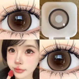 Midroo【COD】 บลิงบลิงๆ Roiki Brown🎀 เลนส์หวานๆ เหมาะกับเมื่อแต่งหน้าMonthly1คู่-14.2mm
