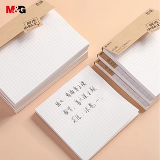 M&G YS-407 กระดาษโน๊ต สติกเกอร์ดัชนี ช่องว่าง บรรทัด เส้นกริด Sticky Notes 3 รูปแบบให้เลือกจาก 76 x 75 มม 60 หน้า