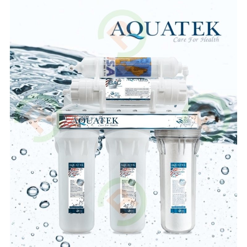 เครื่องกรองน้ำ Aquatek Silver USA. (รับประกันคุณภาพของแท้จากตัวแทนจำหน่าย)