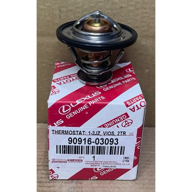 วาล์วน้ำ TOYOTA VIOS 2003-2015 (1NZ) (G1,2,3),YARIS 06-13 (1NZ) (G1) , VIGO เบนซิน 2TR,2JZ,1-3RZ; 82 องศา(90916-03093)