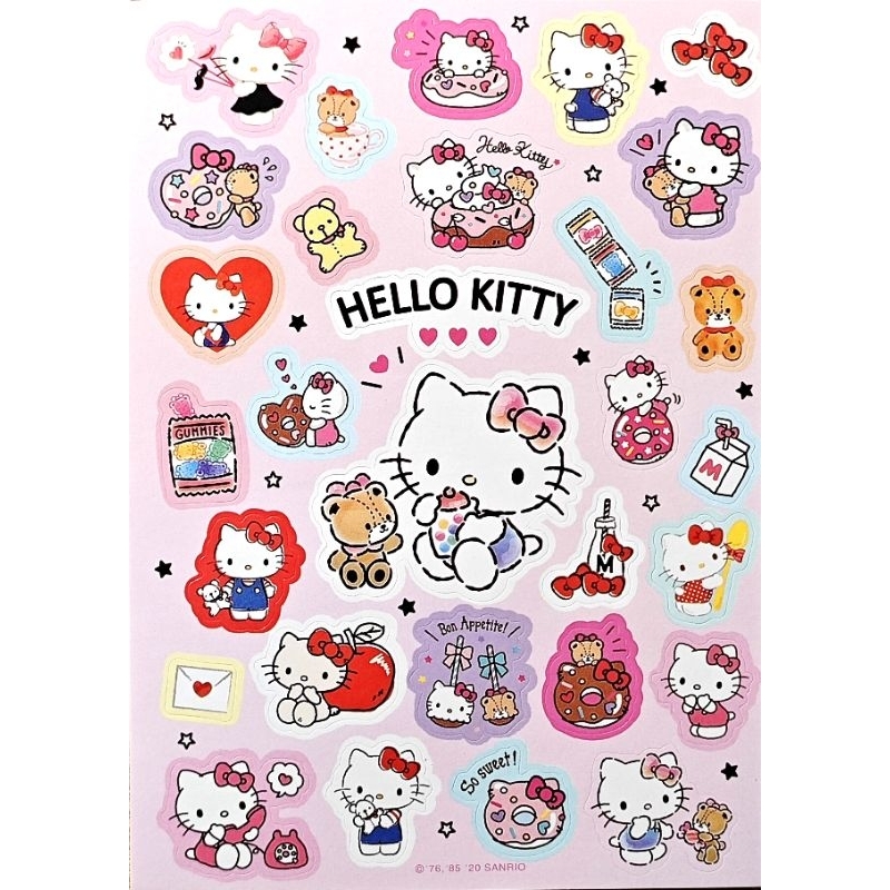 สติ้กเกอร์ลายลิขสิทธิ์แท้ Hello Kitty จาก Sanrio