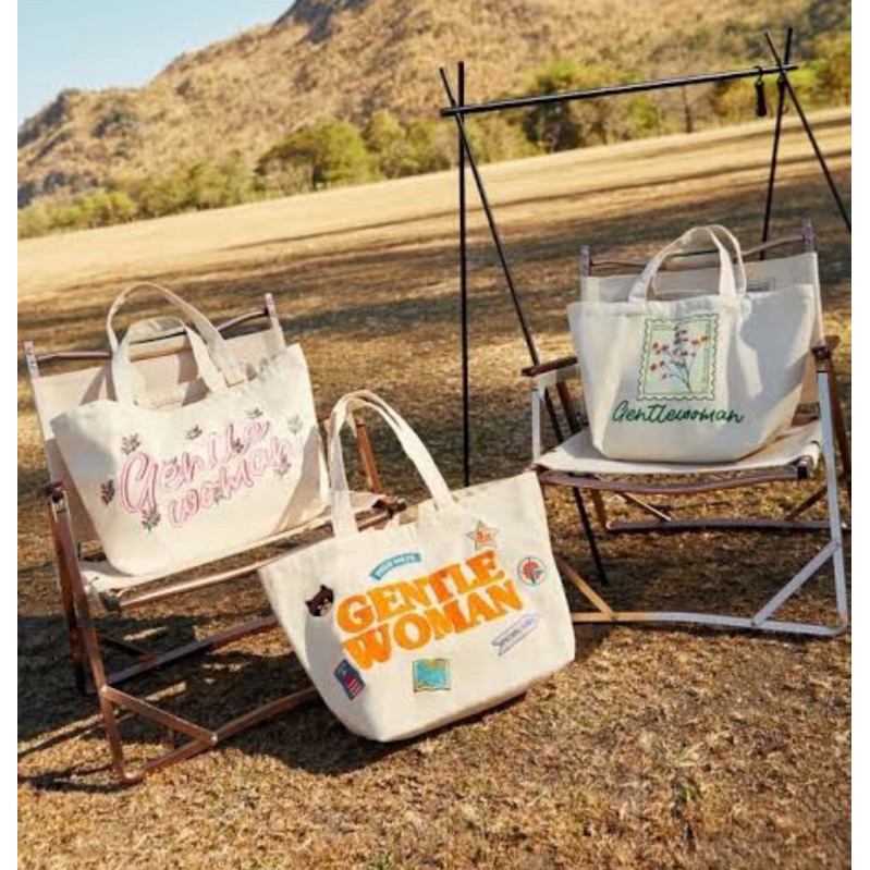 [พร้อมส่ง] กระเป๋า Gentlewoman Scout’s Honor Tote Bag / Forget Me Not Tote Bag