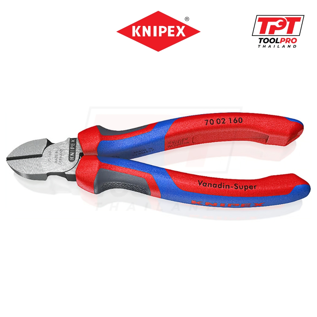 Knipex เครื่องตัดทแยงมุม *KNIPEXtend* 160mm Diagonal Cutter (70 02 160) – โปรปัง