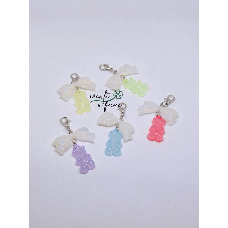 🧸˚ ༘ ೀ⋆｡˚ Gummy Bear 🎀 ˚༄˖°.🍂ೃ࿔*:･พวงกุญแจ/ที่ห้อยโทรศัพท์