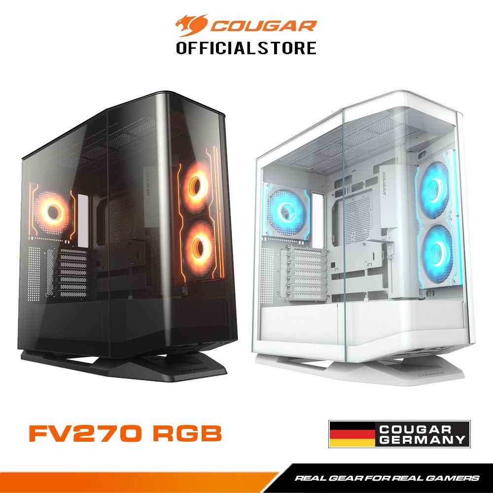 เคสคอมพิวเตอร์ COUGAR - FV270 RGB : E-ATX CASE ประกัน 1 ปี