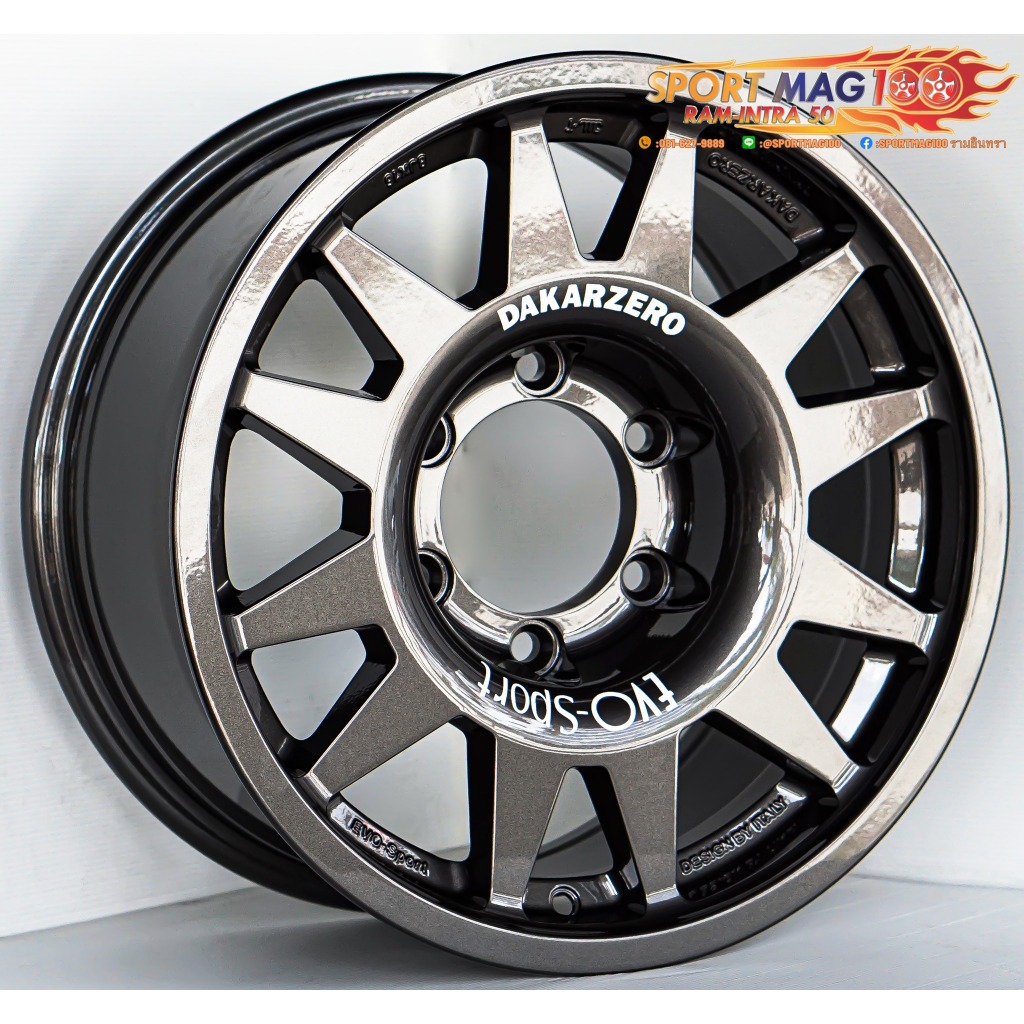 ล้อแม็กใหม่ Kspeed EvoCross 6รู139 ET10 สีเทา 8-16นิ้ว(ราคา 4วง)