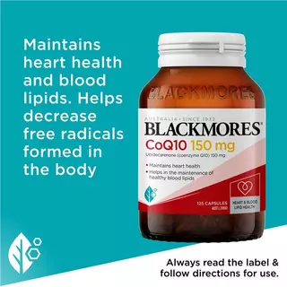 Blackmores CoQ10 75/150/300mg ของออสเตรเลีย​ 🇦🇺 บำรุงหัวใจ พลังงานสูง