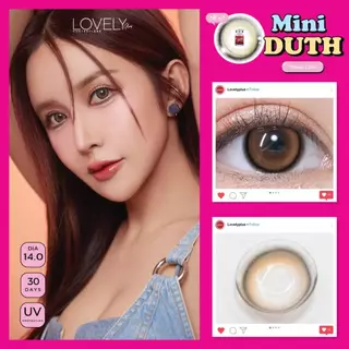 คอนแทคเลนส์🌈Mini Duth🌈 Brown / Gray (Lovelylens) ขนาดมินิ💖